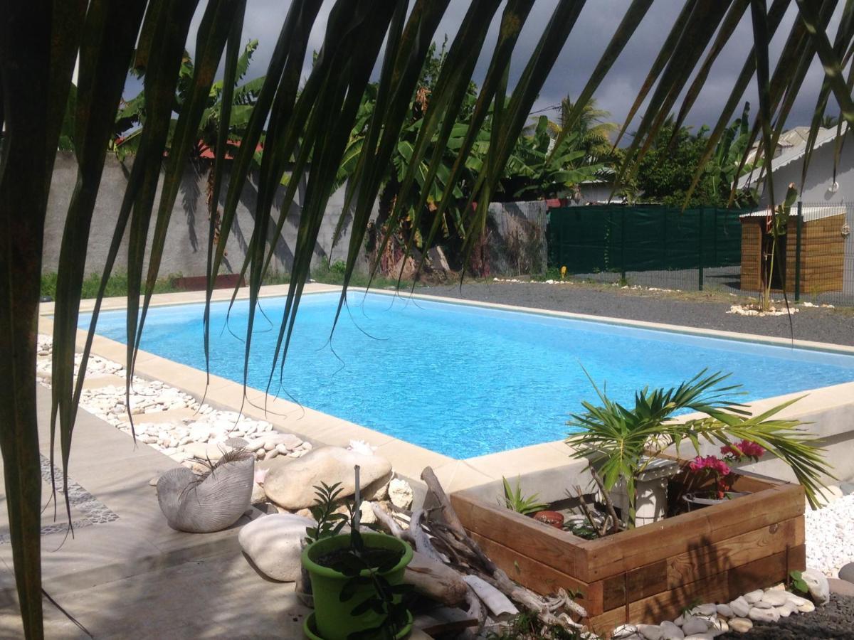 Chambre D'Hote Coeur-Coco Piscine Saint-Francois  Buitenkant foto